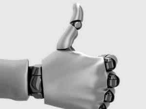 robot hand rigged animated 3D Model