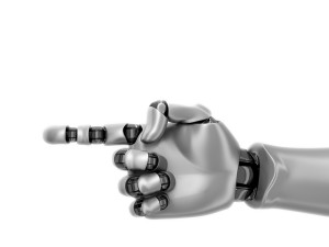 robot hand rigged animated 3D Model