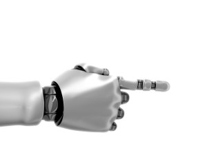 robot hand rigged animated 3D Model
