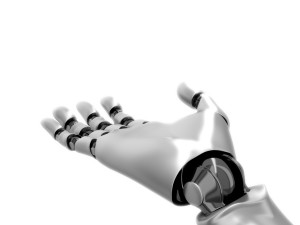 robot hand rigged animated 3D Model