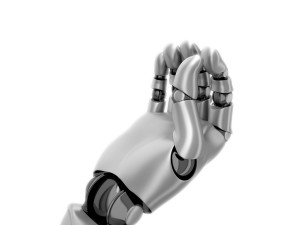 robot hand rigged animated 3D Model
