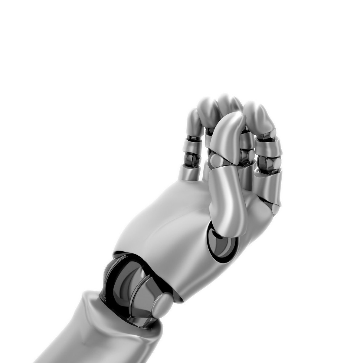 Роботизированный палец. Рука робота. Рука робота на прозрачном фоне. Бионический протез руки 3д модель. Промышленный робот yaskawa motoman mh24.