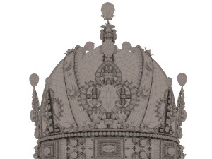 royal crown 3D Modell