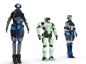 sci-fi characters pack 3D Model