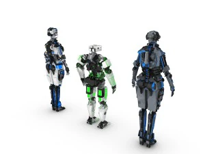sci-fi characters pack 3D Model