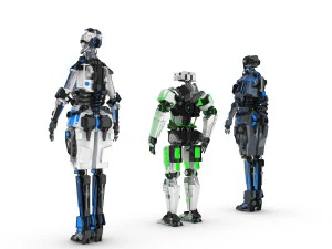 sci-fi characters pack 3D Model