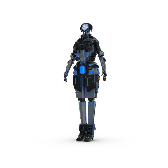 sci-fi female character 1 Modèle 3D .c4d .max .obj .3ds .fbx .stl .blend 