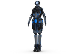 sci-fi female character 1 3D Модель
