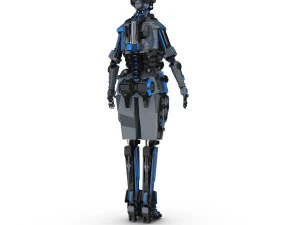 sci-fi female character 1 3D Model