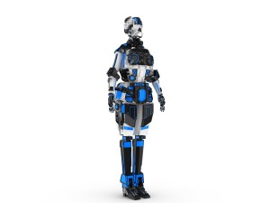 sci-fi female character 2 Modello 3D