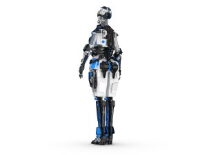 sci-fi female character 2 Modello 3D