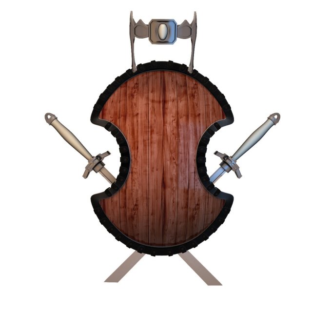 shield animated Modelo 3D .c4d .max .obj .3ds .fbx .stl .blend 