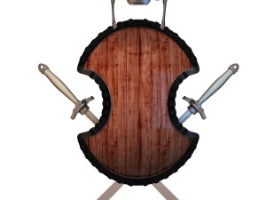 shield animated 3D Model