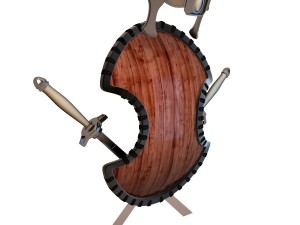 shield animated Modelo 3D
