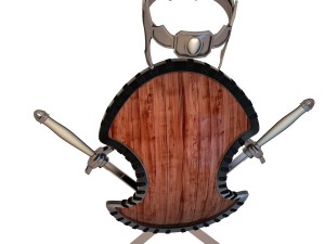 shield animated Modelo 3D
