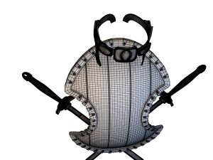 shield animated Modelo 3D