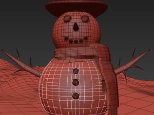 snowman vray 3D Model