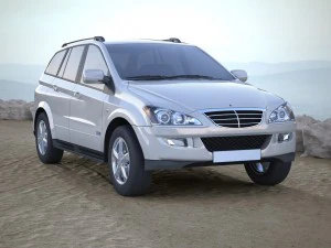 ssangyong kyron Modello 3D