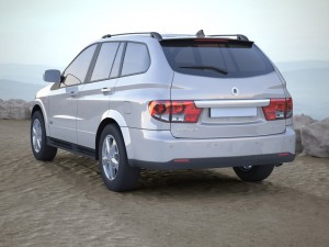 ssangyong kyron 3D Модель