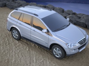 ssangyong kyron 3D Модель