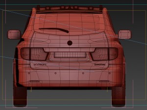ssangyong kyron 3D Модель