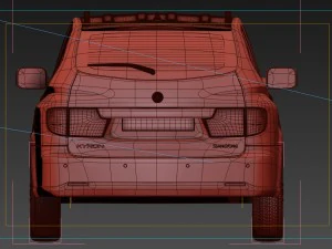 ssangyong kyron 3D Model