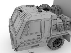 support bus 3D Model