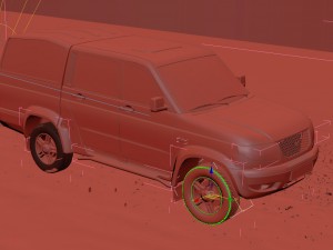 uaz patriot Model 3D