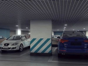 地下停车场 3D 模型