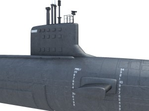 virginia submarine 3D Model