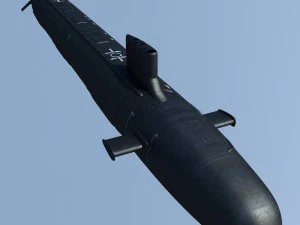 virginia submarine 3D Model