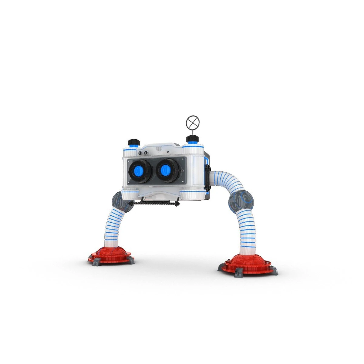 funny robot character 1 3D Model .c4d .max .obj .3ds .fbx .stl .blend 