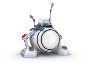 funny robot character 3 Modelo 3D
