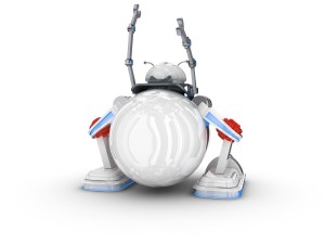 funny robot character 3 Modelo 3D