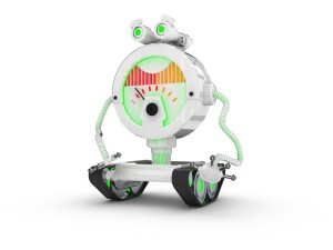 funny robot character 4 3D Model