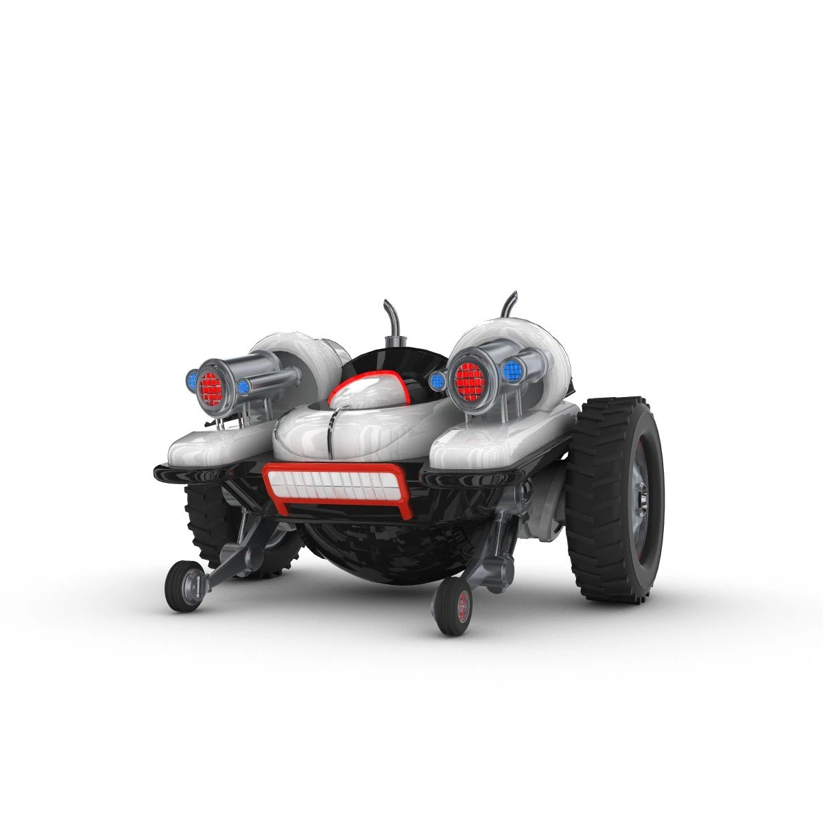 забавный персонаж-робот 5 3D Модель .c4d .max .obj .3ds .fbx .stl .blend