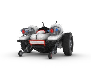 funny robot character 5 Model 3D