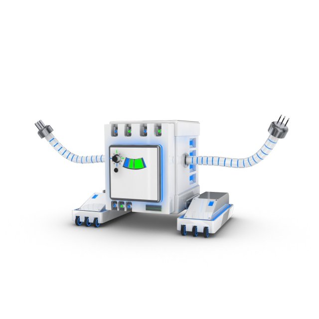 funny robot character 6 Modelo 3D .c4d .max .obj .3ds .fbx .stl .blend 