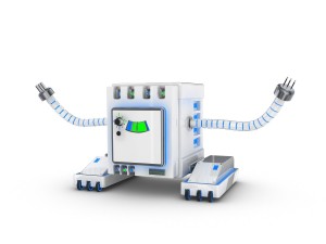 funny robot character 6 3D-Modell