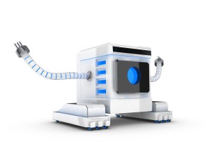 funny robot character 6 Modelo 3D