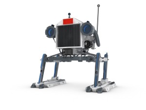 funny robot character 7 3D-Modell