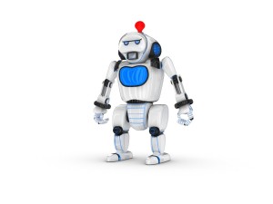 funny robot character 9 3D-Modell