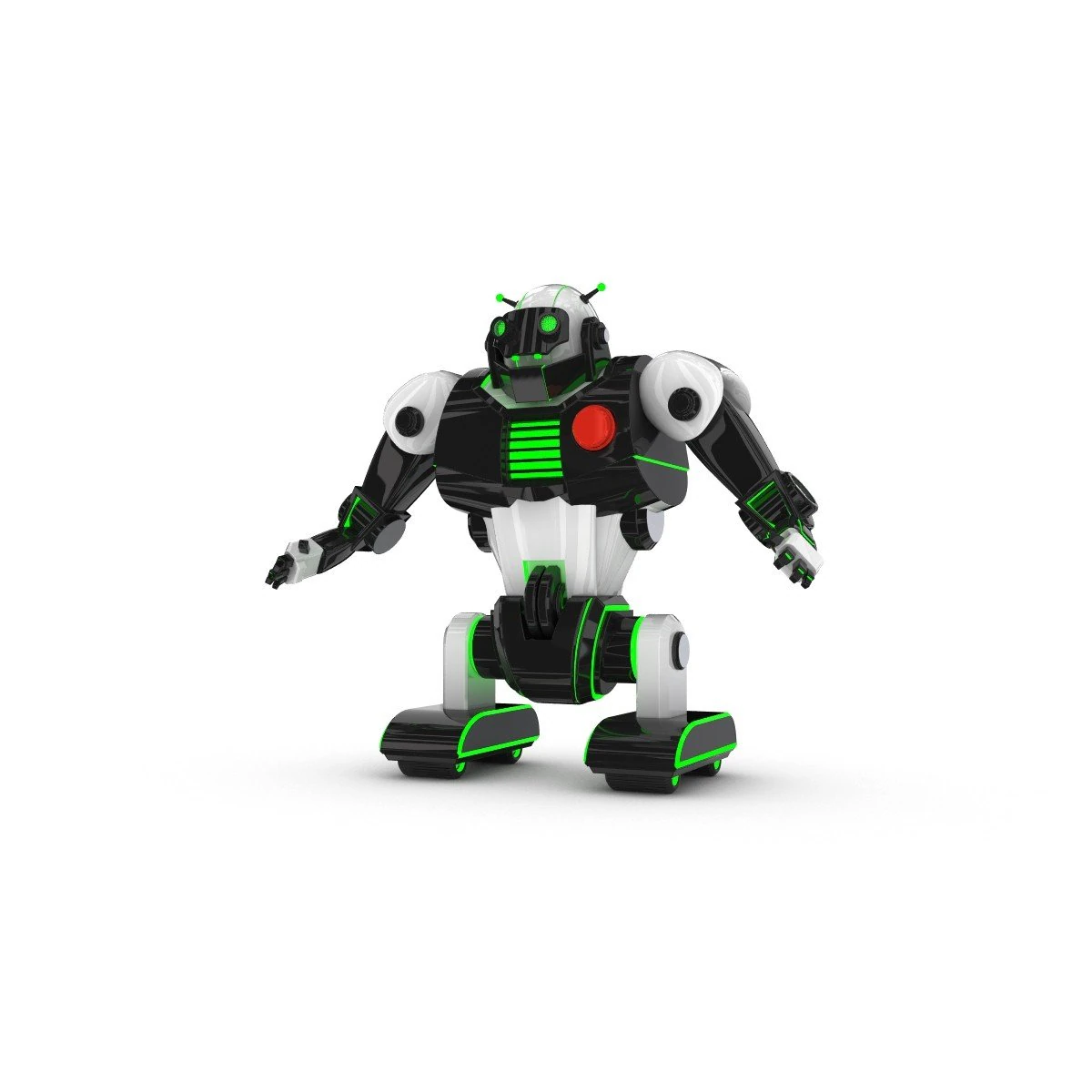 funny robot character 10 3D Model .c4d .max .obj .3ds .fbx .stl .blend 
