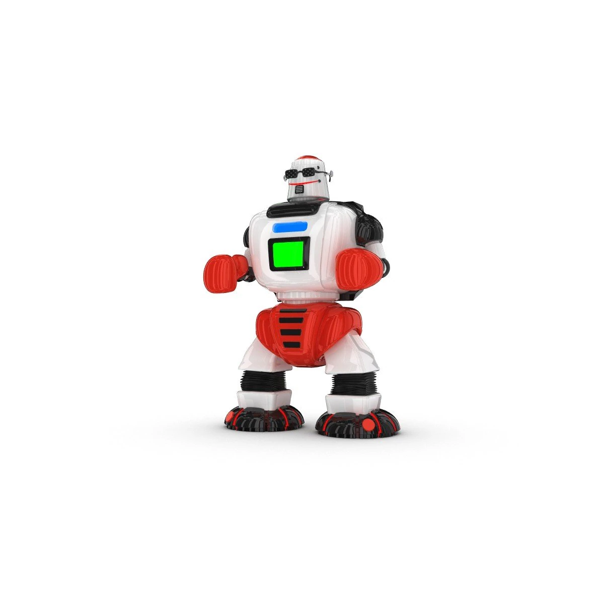 funny robot character 11 3D Model .c4d .max .obj .3ds .fbx .stl .blend