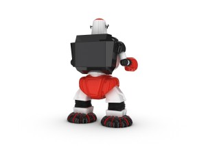 funny robot character 11 Model 3D