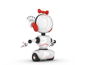 funny robot character 12 3D Model