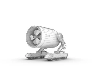 funny robot character 15 3D Model