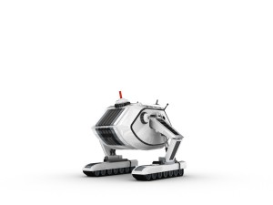 funny robot character 16 3D-Modell