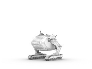 funny robot character 16 3D Model