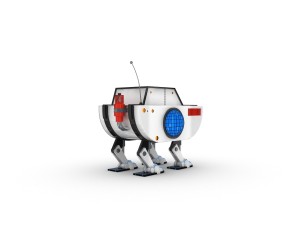 funny robot character 18 Modello 3D